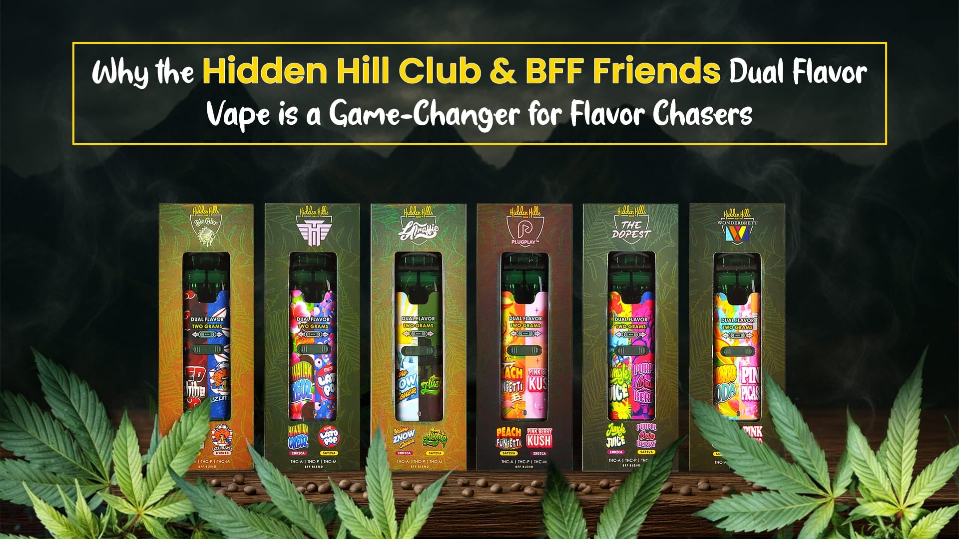 Why the Hidden Hill Club & BFF Friends Dual Flavor Vape Is a Game-Changer for Flavor Chasers