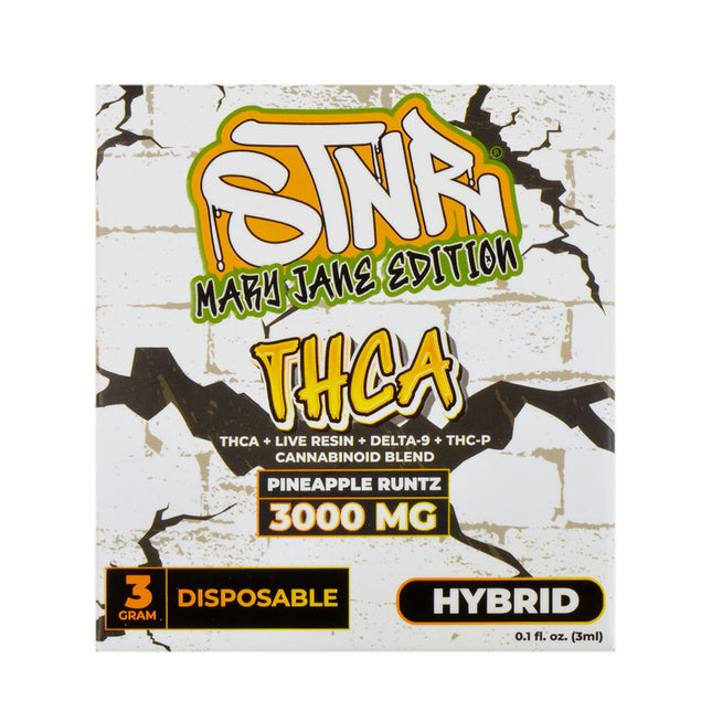 STNR Disposable THCA Mary Jane Edition HYBRID, 3000mg