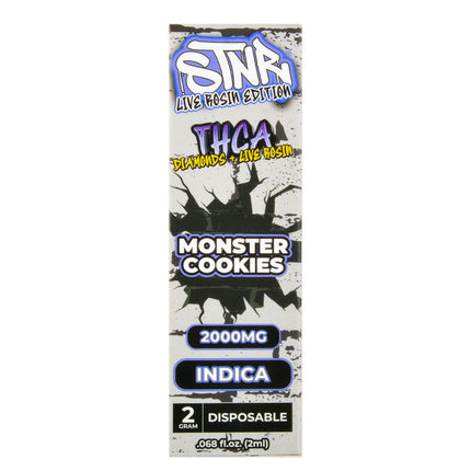 STNR THCA Disposable Indica Live Rosin Edition, 2000mg