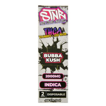 STNR THCA Disposable Indica Live Rosin Edition, 2000mg