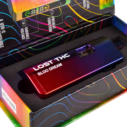 Lost THC Rainbow Edition 7500mg THCA LIVE SUGAR Disposable Device, Sativa